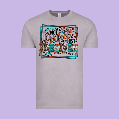 Not Perfect Just Forgiven Vintage Tee Designed By Lillyallendesigns