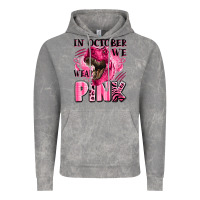 Cloud Rock in october we wear pink dinosaur Vintage Hoodie - LillyAllenDesigns