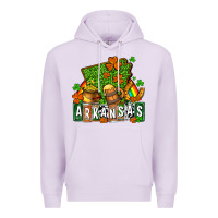 Lilac St. Patrick's Arkansas Premium Hoodie - OliviaCreatesArt
