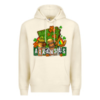 Sandshell St. Patrick's Arkansas Premium Hoodie - OliviaCreatesArt