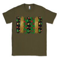 Army Green Christmas brush stoke Classic Tee - JahusDesignShop