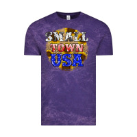 Cloud Purple small town usa Vintage Tee - JahusDesignShop