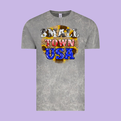 Small Town Usa Vintage Tee Designed By Jahusdesignshop