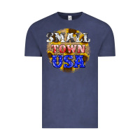 Vintage Denim small town usa Vintage Tee - JahusDesignShop