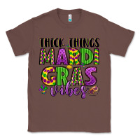 Chestnut thick things mardi gras vibes Classic Tee - LillyAllenDesigns