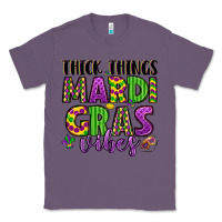 Lavender thick things mardi gras vibes Classic Tee - LillyAllenDesigns