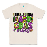 Natural thick things mardi gras vibes Classic Tee - LillyAllenDesigns