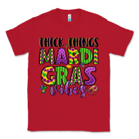 Red thick things mardi gras vibes Classic Tee - LillyAllenDesigns