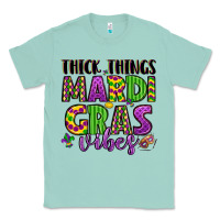 Seafoam thick things mardi gras vibes Classic Tee - LillyAllenDesigns