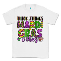 White thick things mardi gras vibes Classic Tee - LillyAllenDesigns