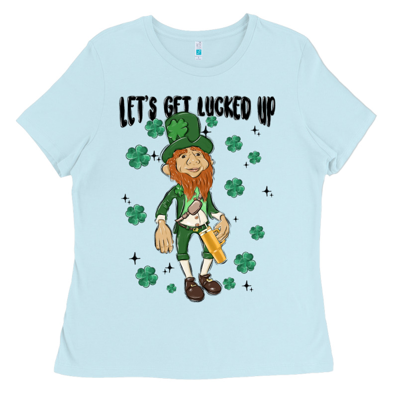 Let's Get Lucked Up Ladies Tee by MaliasSmallBusiness | Teevron