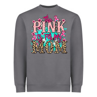 Storm The pink is for my Mom Cancer Awareness Heavyweight Sweatshirt - HowdyJamesFarm