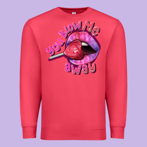 You Blow Me Away Valentines Day Premium Sweatshirt Designed By Fadigitalartstudio