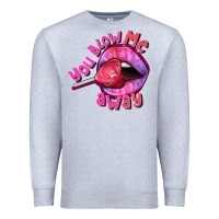 Heather Grey You Blow Me Away Valentines Day Premium Sweatshirt - FaDigitalArtStudio