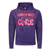 Cloud Purple all i want for christmas is a cure breast cancer Vintage Hoodie - LillyAllenDesigns