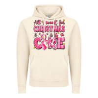Vintage Artic all i want for christmas is a cure breast cancer Vintage Hoodie - LillyAllenDesigns