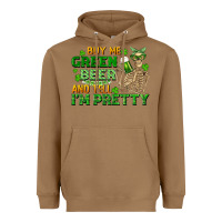 Toasted Coconut buy me green beer and tell me i'm pretty Heavyweight Hoodie - FaDigitalArtStudio
