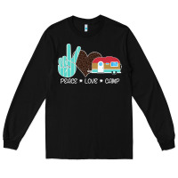 Black Peace Love Camp Long Sleeve Tee - Bettercallsaul