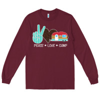 Peace Love Camp Long Sleeve Tee | Teevron