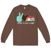 Chestnut Peace Love Camp Long Sleeve Tee - Bettercallsaul
