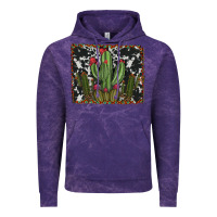 Cloud Purple aztec cowhide cacti Vintage Hoodie - RanaPortraitStore