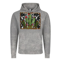 Cloud Rock aztec cowhide cacti Vintage Hoodie - RanaPortraitStore