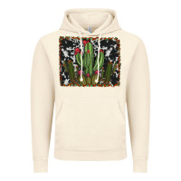 Vintage Artic aztec cowhide cacti Vintage Hoodie - RanaPortraitStore