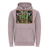 Vintage Zinc aztec cowhide cacti Vintage Hoodie - RanaPortraitStore