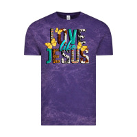 Cloud Purple Love Like Jesus Vintage Tee - LillyAllenDesigns