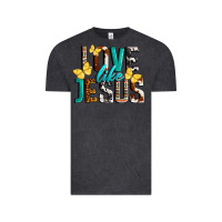 Vintage Black Love Like Jesus Vintage Tee - LillyAllenDesigns