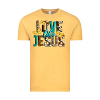 Vintage Mustard Love Like Jesus Vintage Tee - LillyAllenDesigns