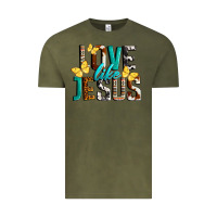 Vintage Olive Love Like Jesus Vintage Tee - LillyAllenDesigns