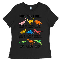 Black god says i am dinosaurs handsome Ladies Tee - MaliasSmallBusiness