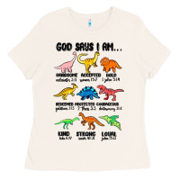 Bone god says i am dinosaurs handsome Ladies Tee - MaliasSmallBusiness