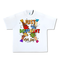 White just different not less Urban Heavy Tee - Artiststas