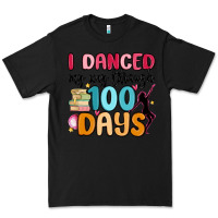 Black i danced my way through 100 days Premium Tee - MaliasSmallBusiness