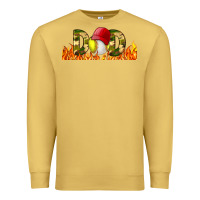 Antique Gold Baseball And Softball Dad Libbey Glass Premium Sweatshirt - BundleAndBundleShop
