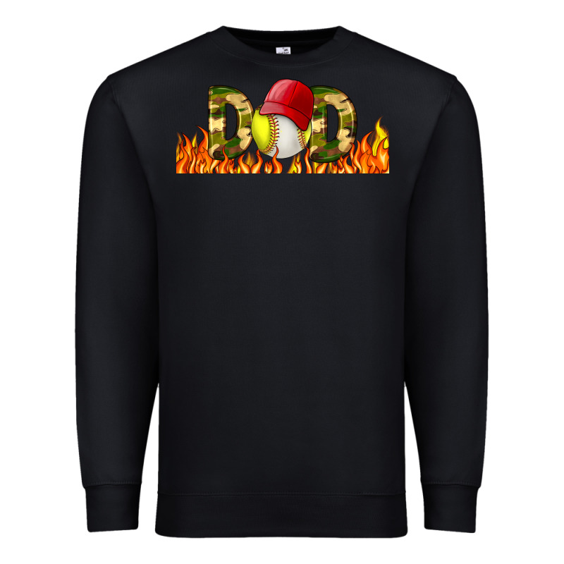 Baseball And Softball Dad Libbey Glass Premium Sweatshirt by BundleAndBundleShop | Teevron