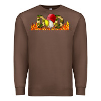 Chestnut Baseball And Softball Dad Libbey Glass Premium Sweatshirt - BundleAndBundleShop