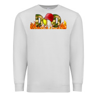 Dove Grey Baseball And Softball Dad Libbey Glass Premium Sweatshirt - BundleAndBundleShop