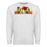 Oatmeal Heather Baseball And Softball Dad Libbey Glass Premium Sweatshirt - BundleAndBundleShop