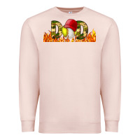 Pale Pink Baseball And Softball Dad Libbey Glass Premium Sweatshirt - BundleAndBundleShop