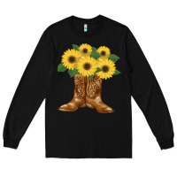 Black cowgirl boots Long Sleeve Tee - Bettercallsaul
