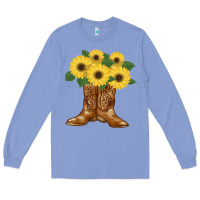Colony Blue cowgirl boots Long Sleeve Tee - Bettercallsaul