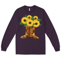 Plum cowgirl boots Long Sleeve Tee - Bettercallsaul