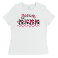 White soccer mama Ladies Tee - MaliasSmallBusiness
