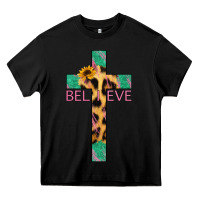 Black Believe Cross Heavy Core Tee - Jasminsmagicworld