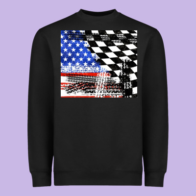 Racing Checkered Flag Tumbler Tbs Heavyweight Sweatshirt Designed By Tumblerdesignbyshophia
