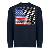Navy racing checkered flag tumbler tbs Heavyweight Sweatshirt - TumblerDesignByShophia