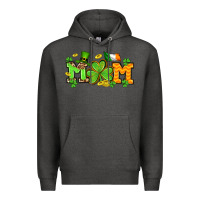 Charcoal Heather St. Patrick's Day mom Premium Hoodie - OliviaCreatesArt